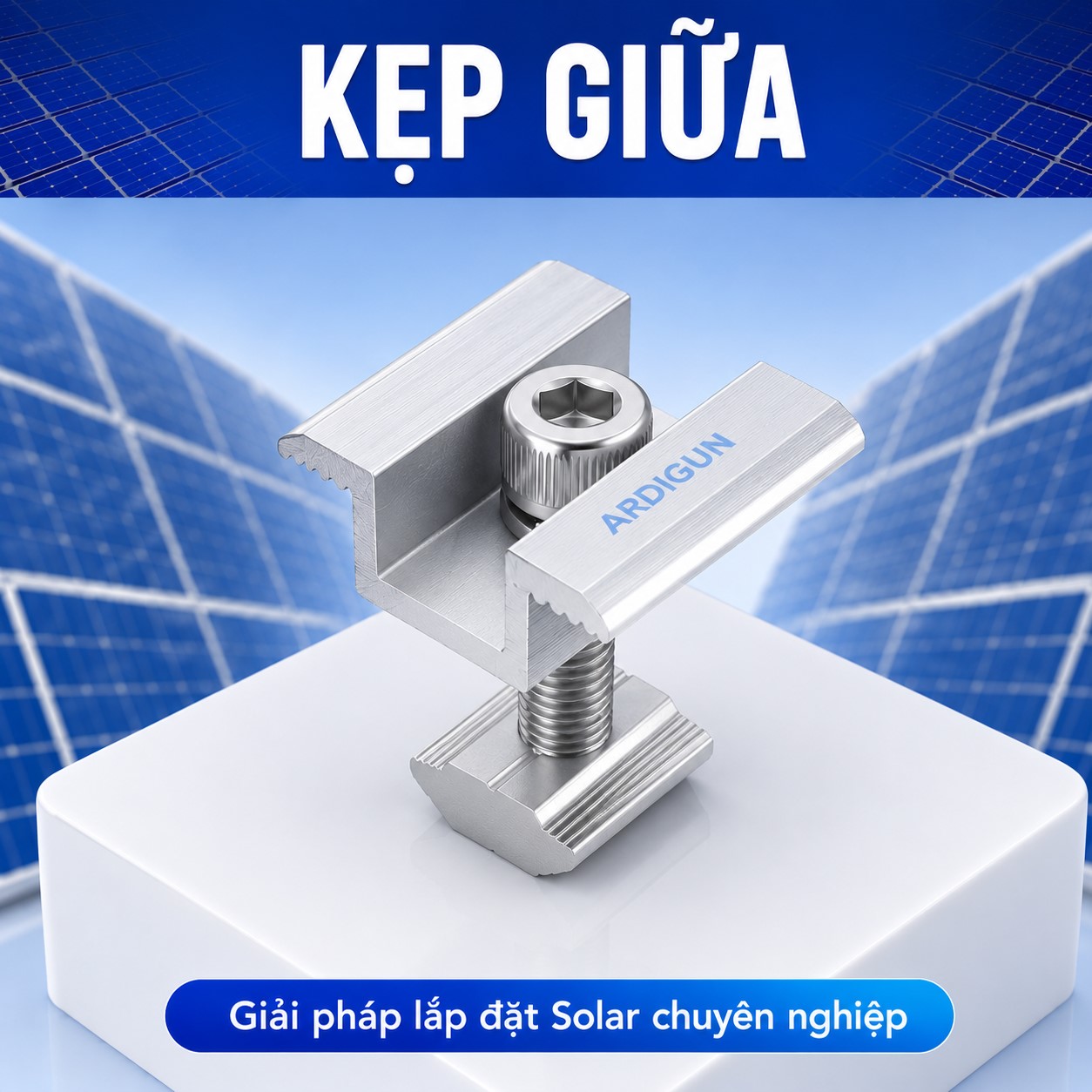 Kẹp Giữa Tấm Pin Solar