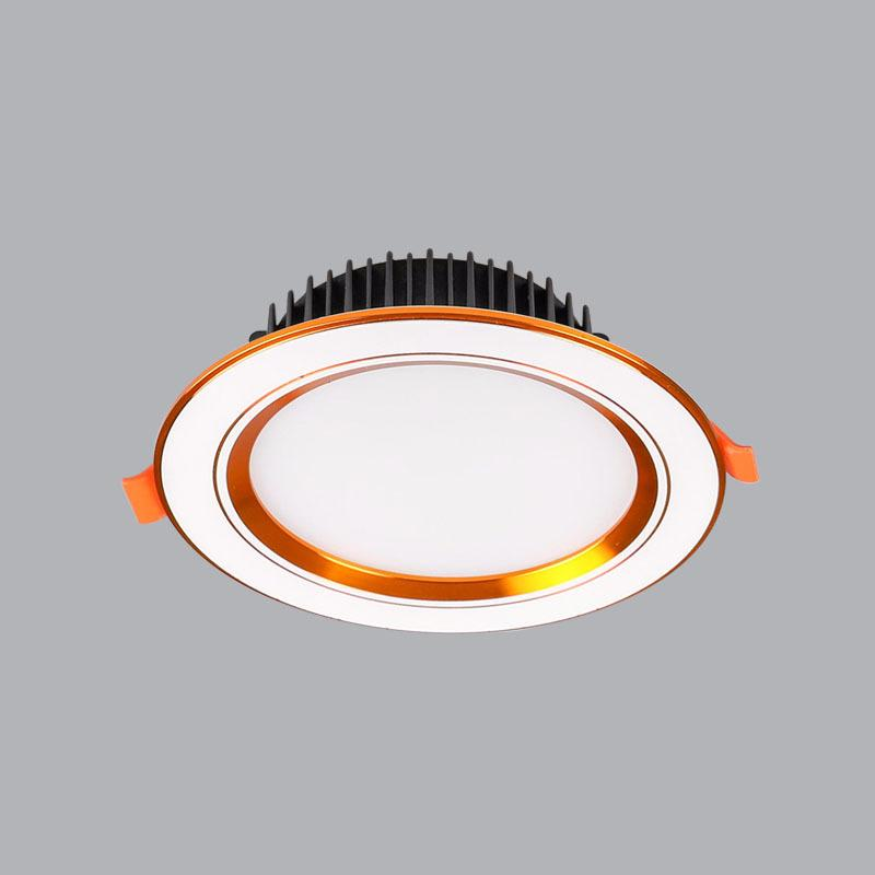 Đèn LED Âm Trần 9W 3 Chế Độ Màu