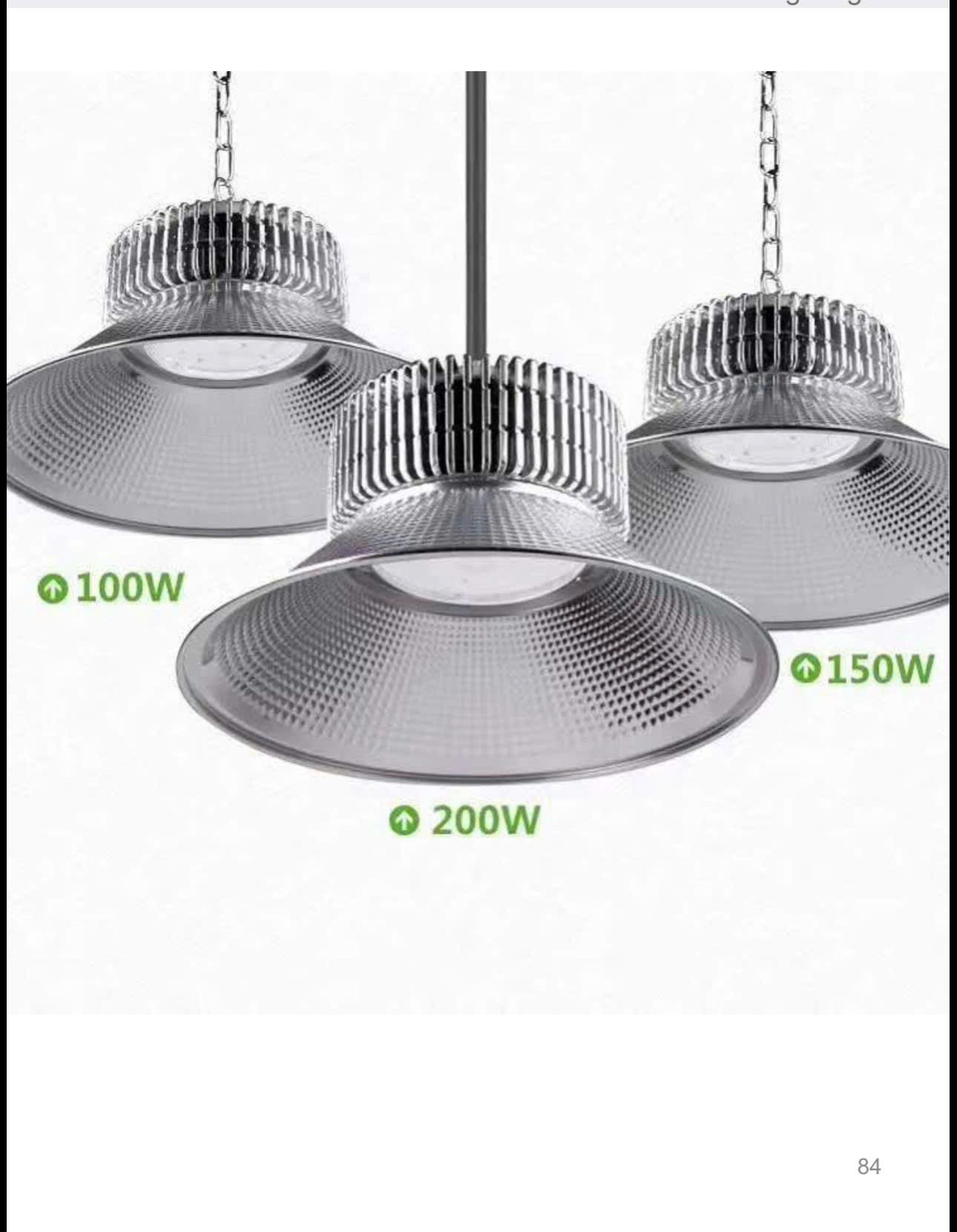 Đèn LED High Bay Nhà Xưởng 100W 150W 200W