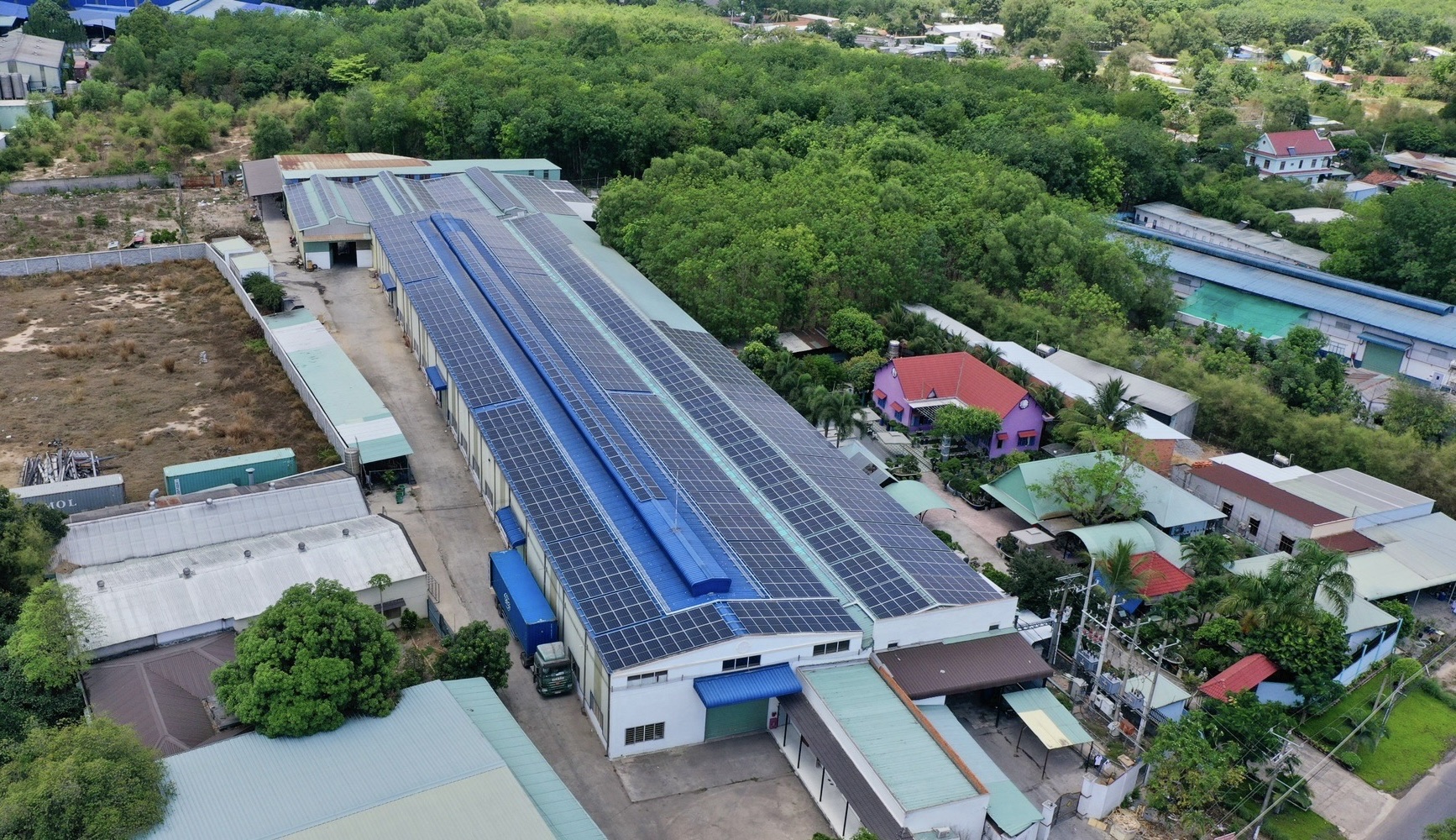 Nhà Máy Sản Xuất Gỗ Bình Dương 654kWp